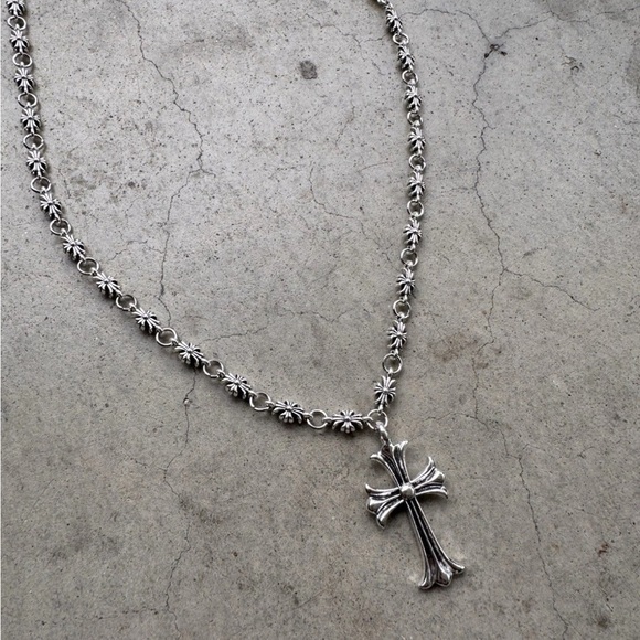 Chrome Hearts Other - Chrome Hearts Silver Cross Pendant Necklace